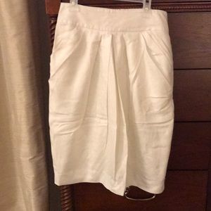Trina Turk white pencil skirt